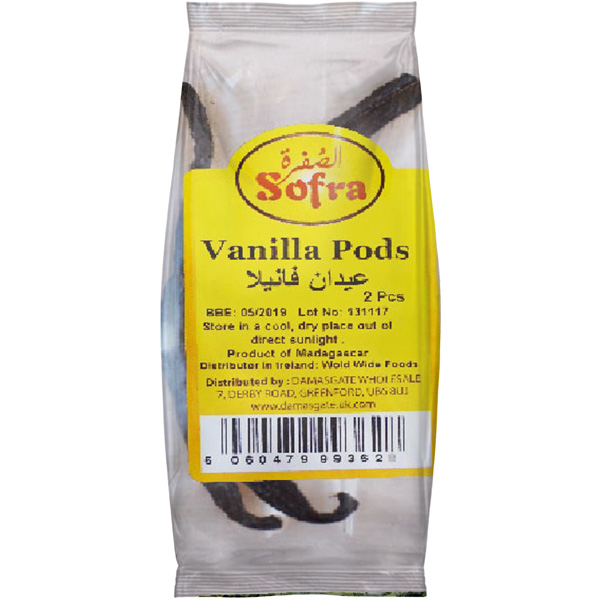 Tag vanilla pods World Wide Foods