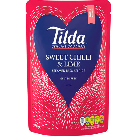 Tilda Sweet Chilli & Lime Rice World Wide Foods
