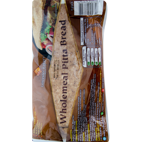 Leicester Bakery Brown Pitta World Wide Foods