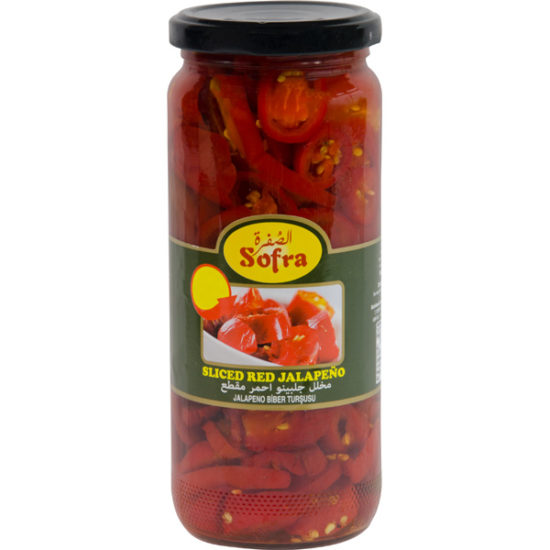 Sofra Sliced Red Jalapenos