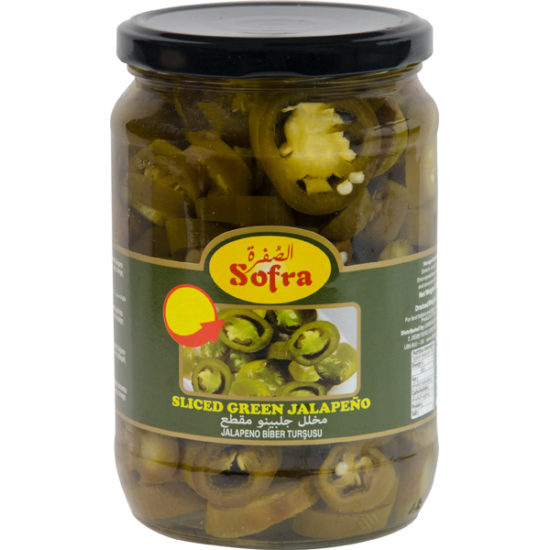 Sofra Sliced Green Jalapenos