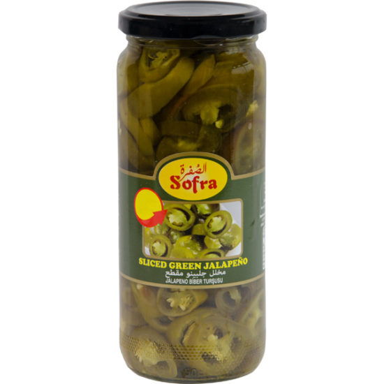 Sofra Sliced Green Jalapenos