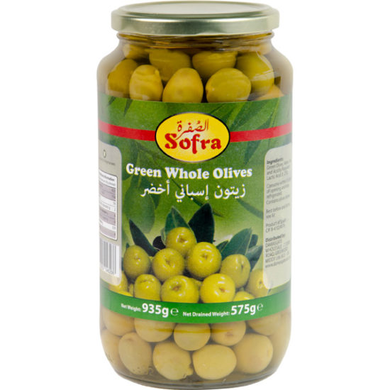 Sofra Green Whole Olives