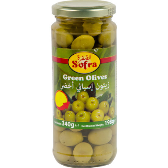 Sofra Green Whole Olives