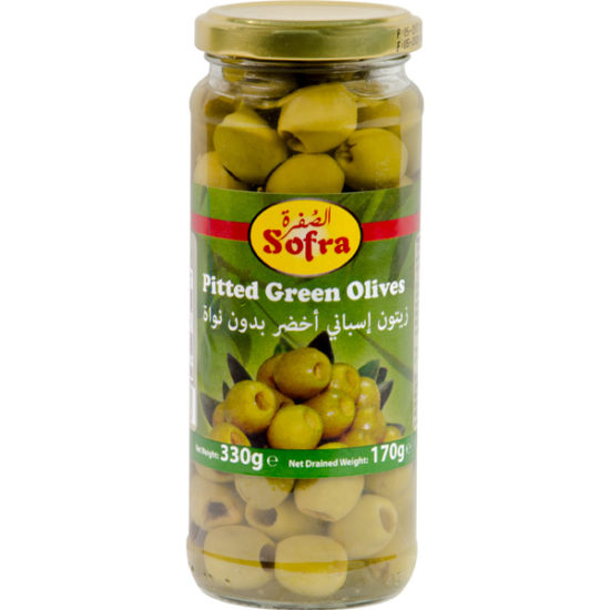Sofra Pitted Green Olives