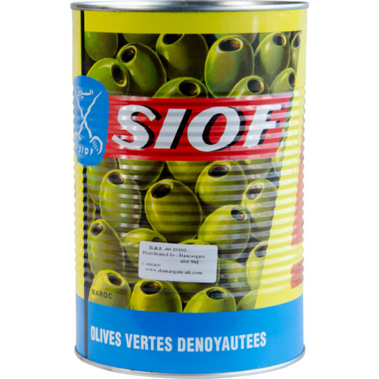 Siof Green Pitted Olives