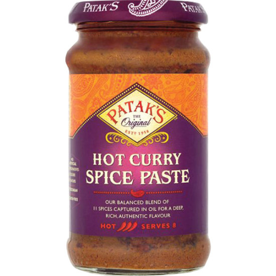 Pataks Curry Spice Paste Hot