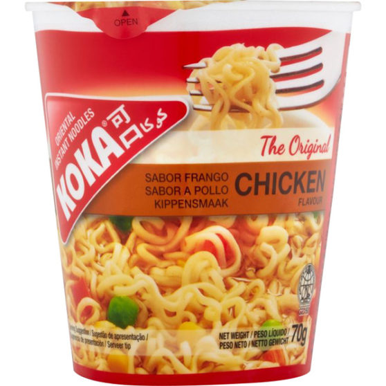 Koka Cup Noodles Chicken World Wide Foods