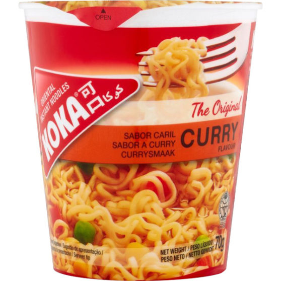 Koka Cup Noodles Curry World Wide Foods